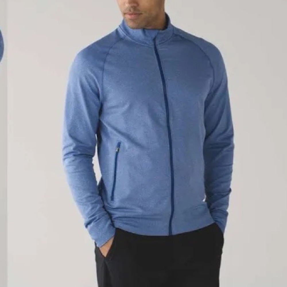 Lululemon Athletica blue Pulse zip Jacket